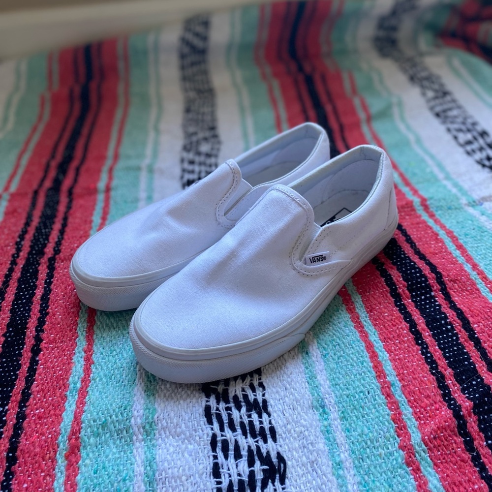 Slip- on White Vans